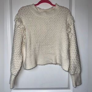 Treasure & Bond Cream Textured Sweater